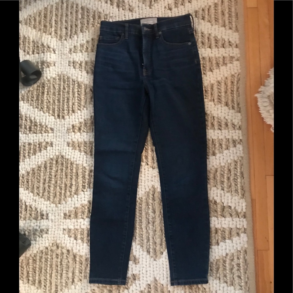 Everlane Authentic High Waist Stretch Ankle Jeans